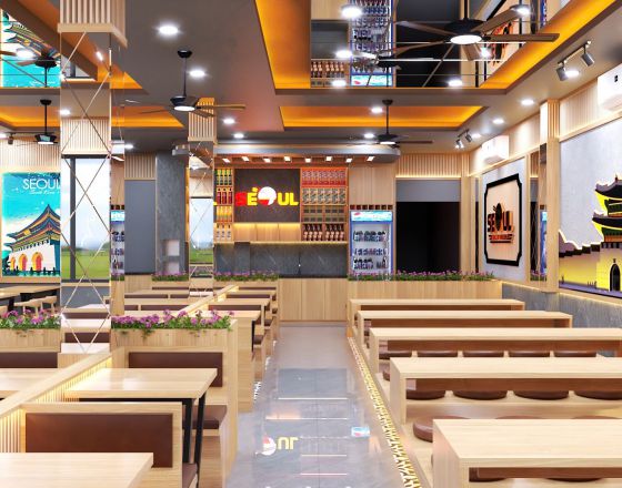 Thiết kế nội thất SEOUL Mỳ Cay