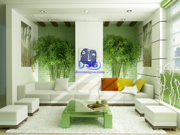Không gian xanh nội thất chung cư