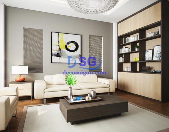 Thiết kế nội thất chung cư phong cách đơn giản hiện đại